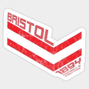 Football Is Everything - Bristol City FC 80s Retro Sticker